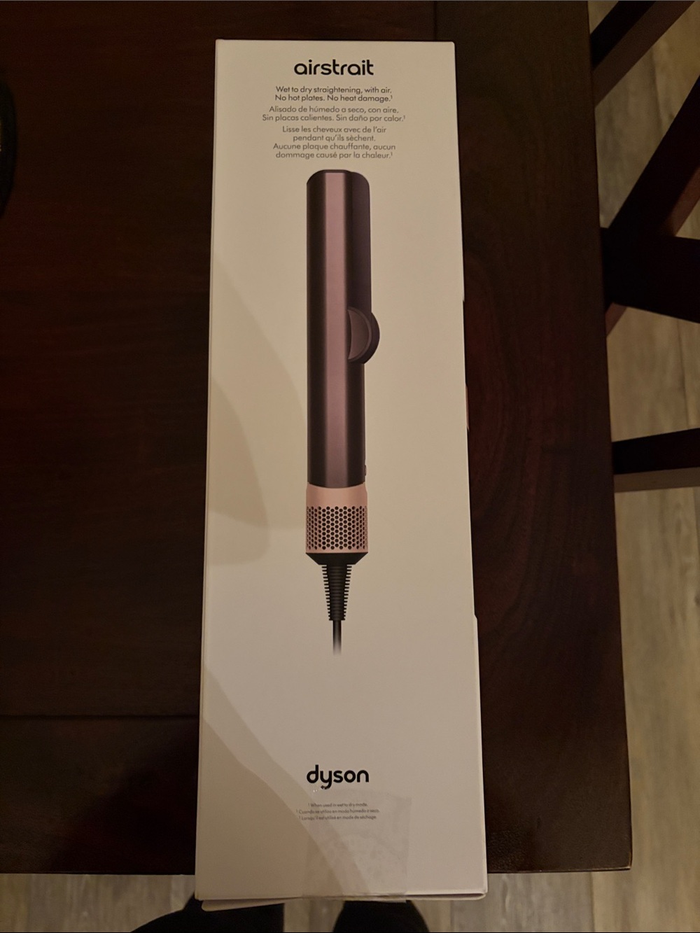 Brand New!!! Dyson Purple and pink Airstrait Hair Straightener